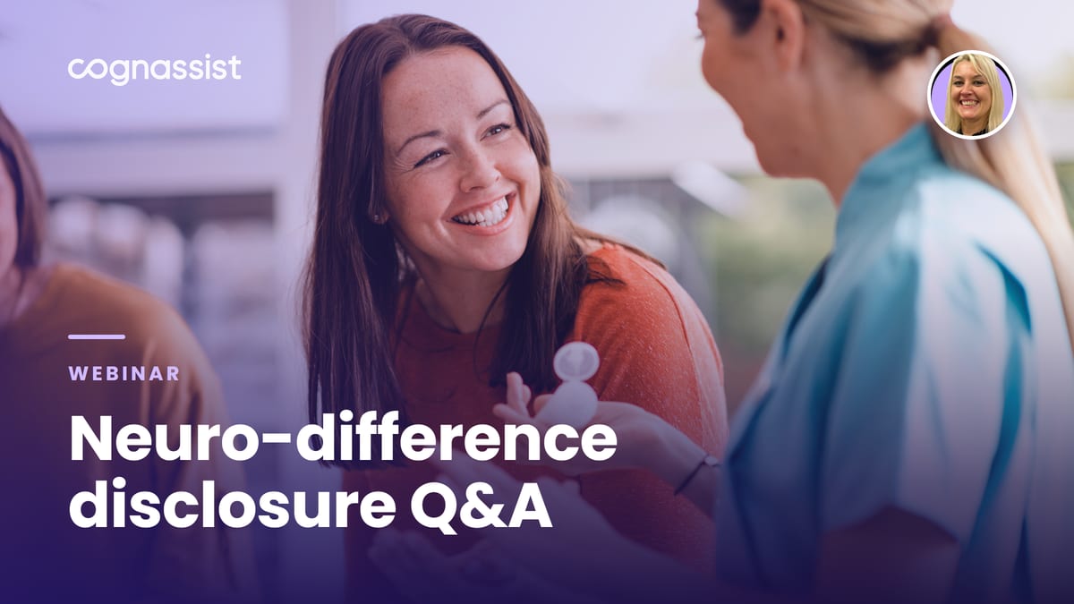 Neuro-difference disclosure Q&A