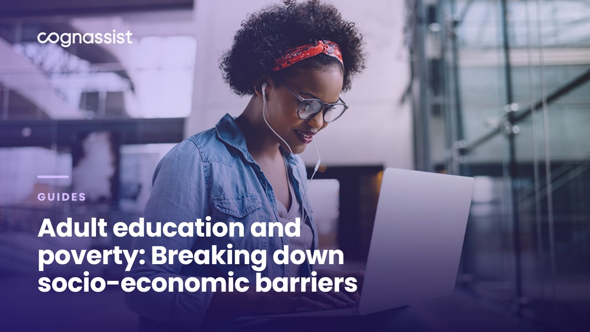 Adult education and poverty: Breaking down socio-economic barriers
