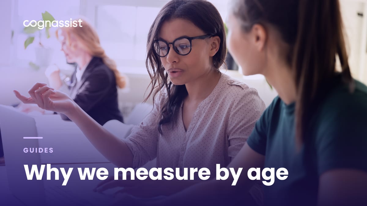 Why we measure by age