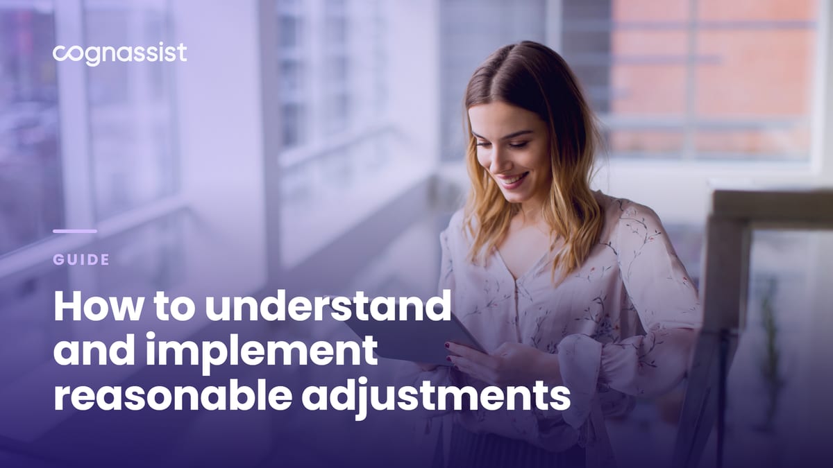 How to understand and implement reasonable adjustments